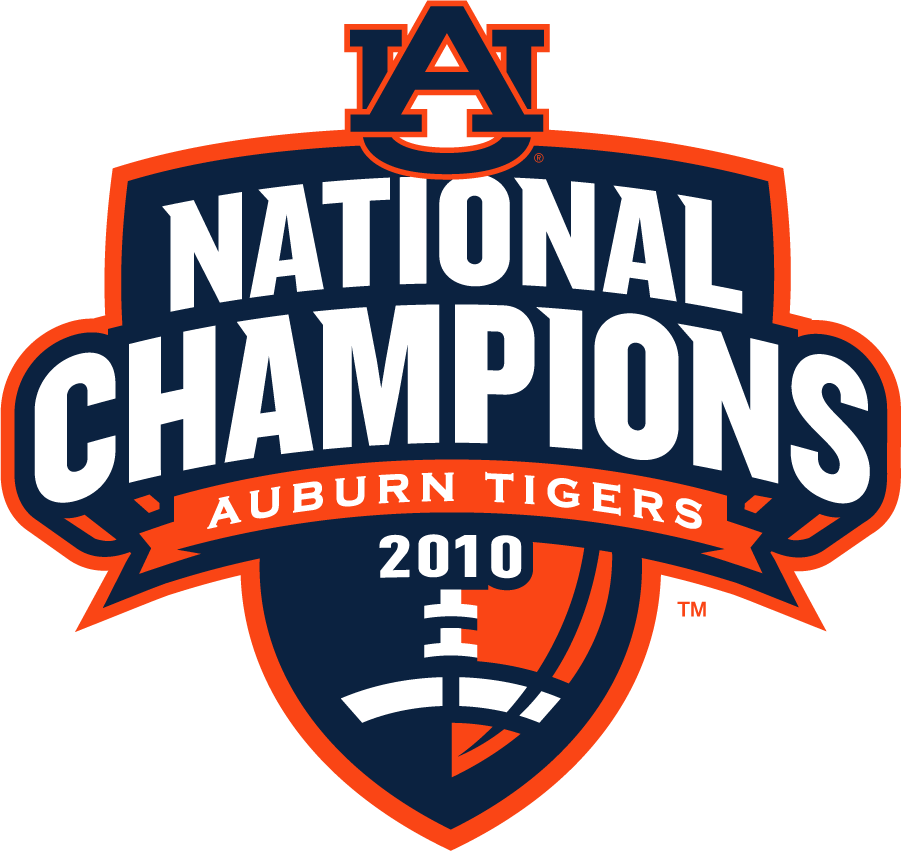 Auburn Tigers 2010 Champion Logo diy DTF decal sticker